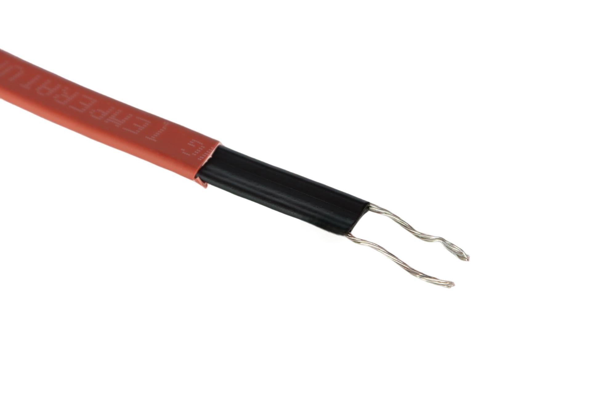 12 мм 45 Вт/м 90℃ саморегулирующийся греющий кабель