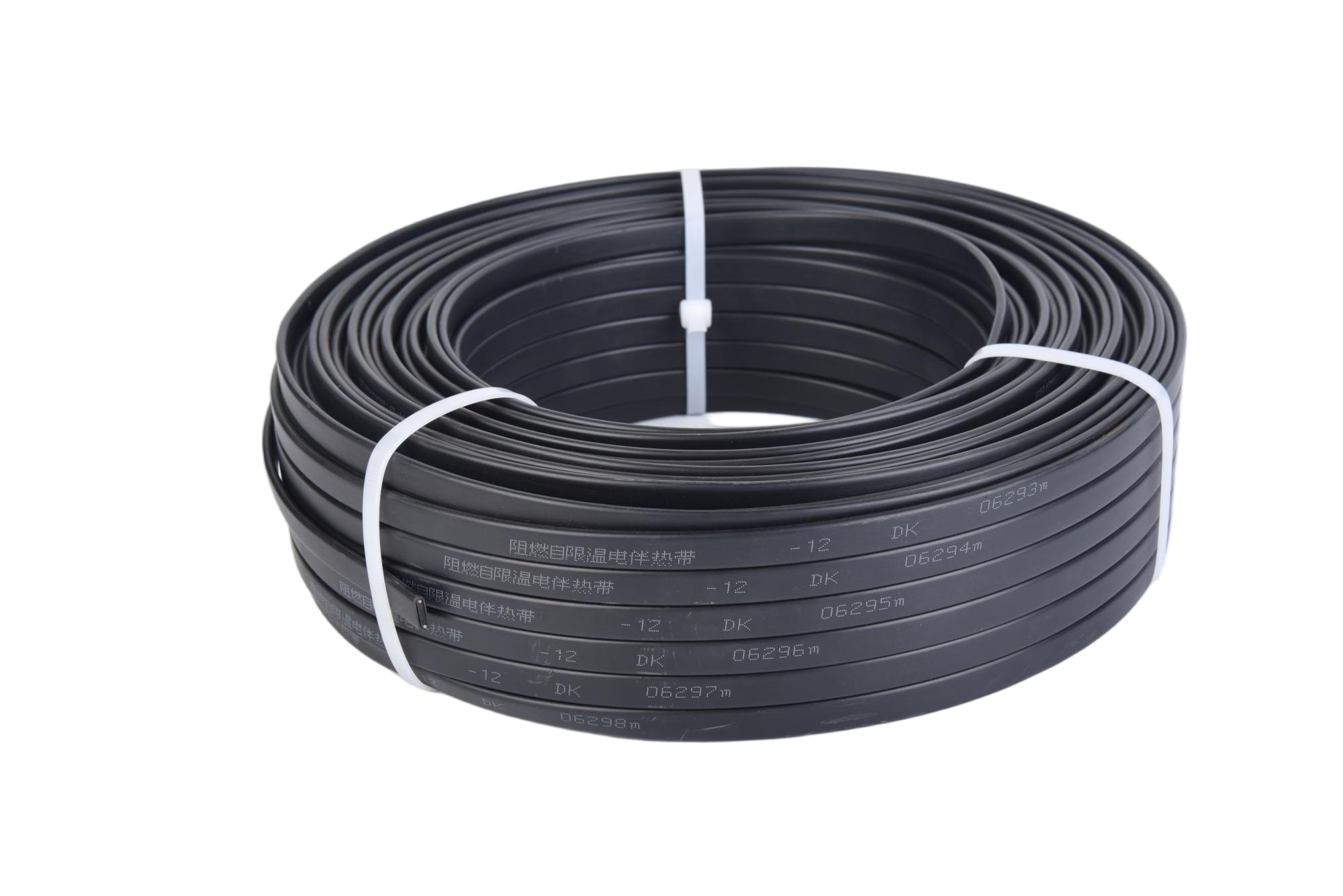 12 мм  30 Вт/м 65 °C греющий кабель на трубу саморегулирующийся